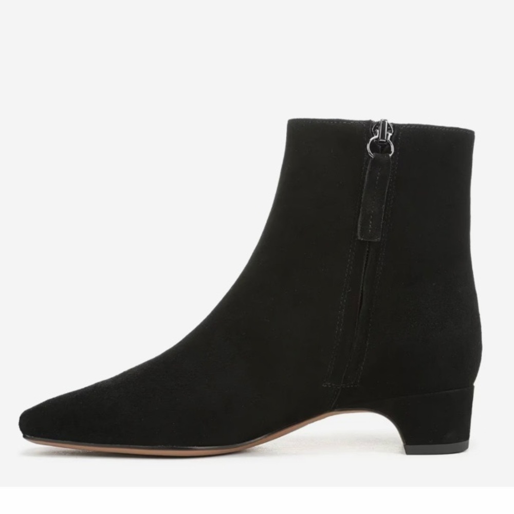 Franco Sarto Luella Bootie in Black Suede Size 6.5M - Picture 3 of 11
